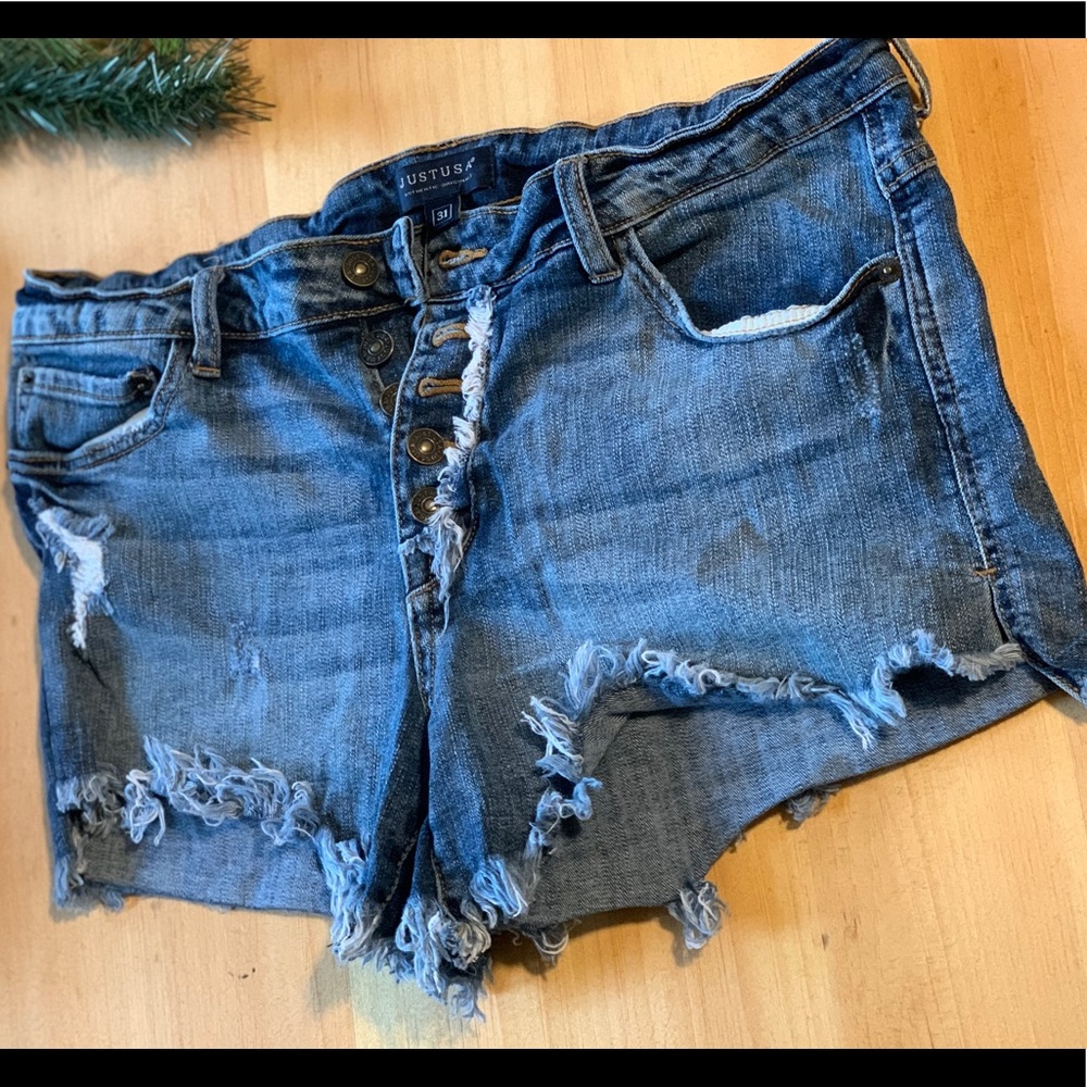 Gracelyn Distressed Denim Short- Stitch Fix